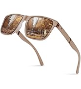 Sunglasses Mens Womens-Polarised Sun Glasses Men-Black Sunglasses-UV400 Protection-Classic Retro ...