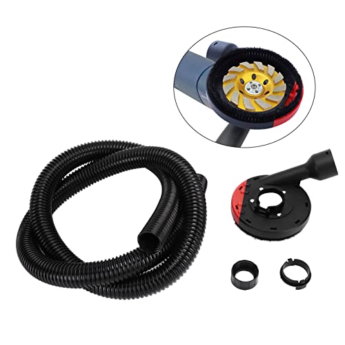 Walfront 4Inch Angle Grinder Dust Cover Set Polycarbon Pc Dustproof Shroud Vacuum Hose With Connection Parts For 100 Type Angle Grinder Accessories, Power Tool Accessories #TOP4