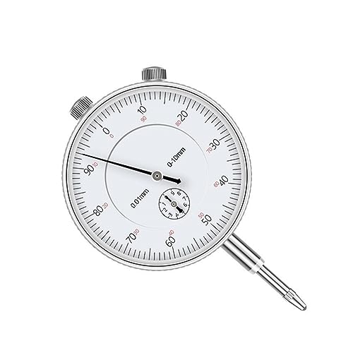 Measuring Tool 0-10mm Dial Indicator Gauge 0.01mm Accuracy Resolution Measurement Instrument for Woodworking Precision Tool High Resolution