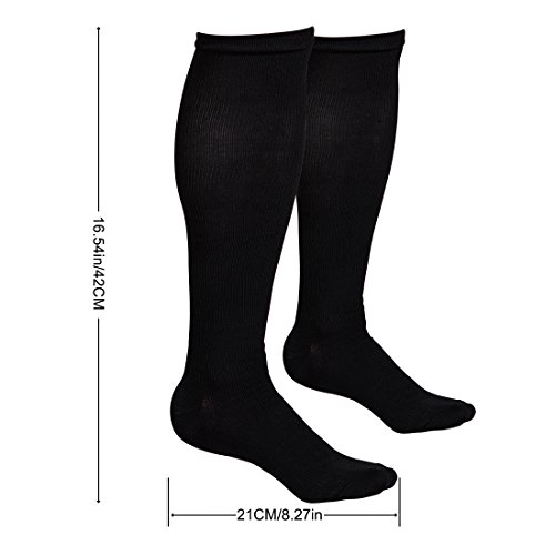 Taolele, calze a compressione, 7 paia, calza alta