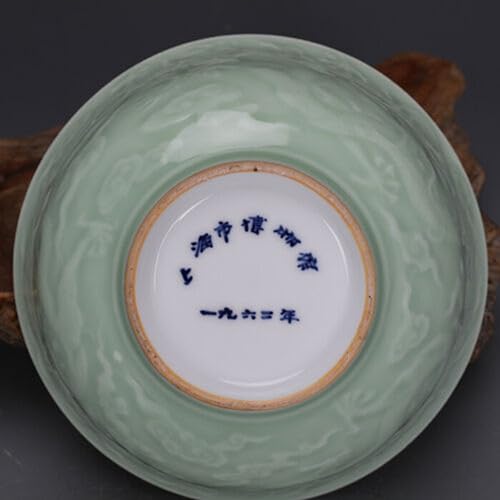 Cuenco de porcelana esmaltada china de 15 cm con dragón oriental 8