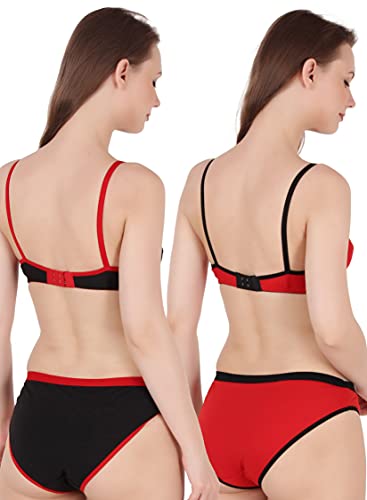 Image of Cotton Lingerie Set for Women | Bra Panty Set for Women | Fancy Undergarments for Women Bra Panty | Stylish Innerwear for Women Combo | Bikni Women's wear Honeymoon | Bra Panty Combo Pack .