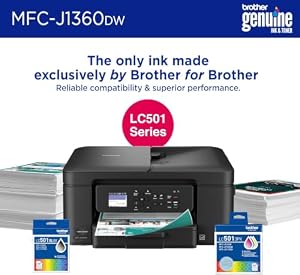 Brother Work Smart 1360 Wireless Color Inkjet All-in-One Print, Scan, Copy — photo 6 of 6