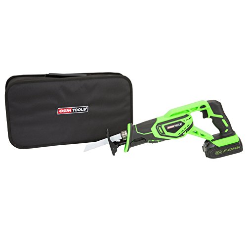 Oemtools 24491 20V Max Lithium-Ion Reciprocating Saw, Cordless Saw With Battery And Charger, Bi-Metal Saw Blade, Easy Blade Changes, Battery Operated Saw #TOP5