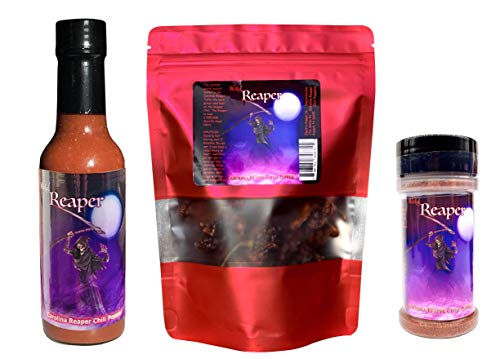 Ultimate Reaper Hot Sauce Gift Set Hot Spice Gift Pack Wicked Reaper
