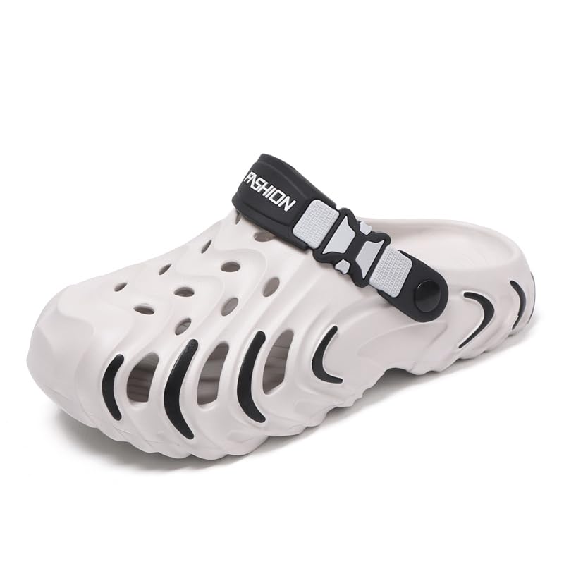 Image of Men's Clog Garden Shoes Adult Mule Outdoor Sports Sandals Summer Water Beach Shoes Casual Comfortable Fashion Breathable Slippers Lightweight