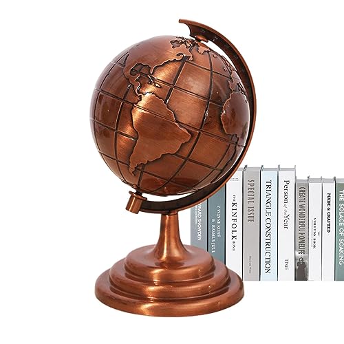 Ornamento do globo,liga vintage da decoração do mundo - Ornamento globo vintage, decoração mesa mode