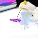 TECKWRAP Opal Chrome Holographic Precut Sheets, Mermaid