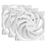 エックスピージー XPG 静穏＆冷却120mmケースファン 3個セット VENTO 120 ホワイトモデル VENTO120-WHCWWX3