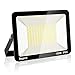 150W Projecteur LED Extérieur 12750lm IP65 Imperméable spot led exterieur Blanc Chaud(3000k) économiseur d'énergie 100% Sécurité Floodlight pour Cour Terrasse Square Usine