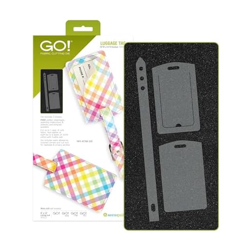 Accuquilt GO! Luggage Tag Die