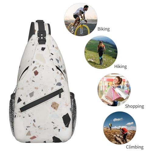 Mochila bandolera urbana negra tamaño único miniatura 5