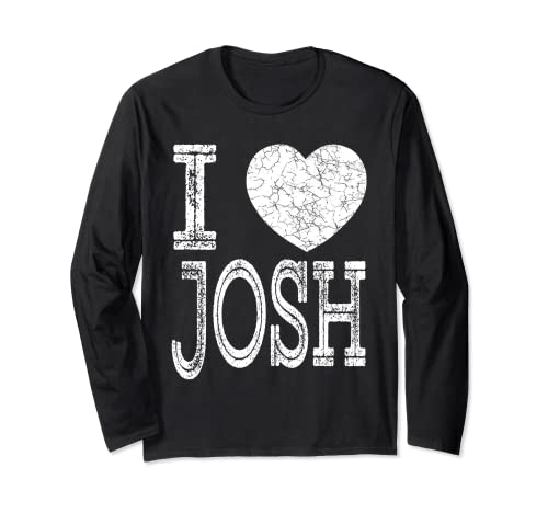 I Love Josh Valentine Novio Hijo Marido Nombre Manga Larga