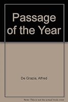 Passage of the Year: the Poetry of Alfred De Grazia B000YBEE7U Book Cover