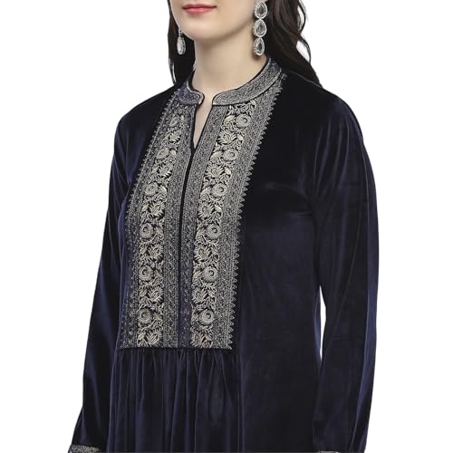 Image of BIBA Polyester Solid Regular Casual Kurta With Palazzo And Dupatta