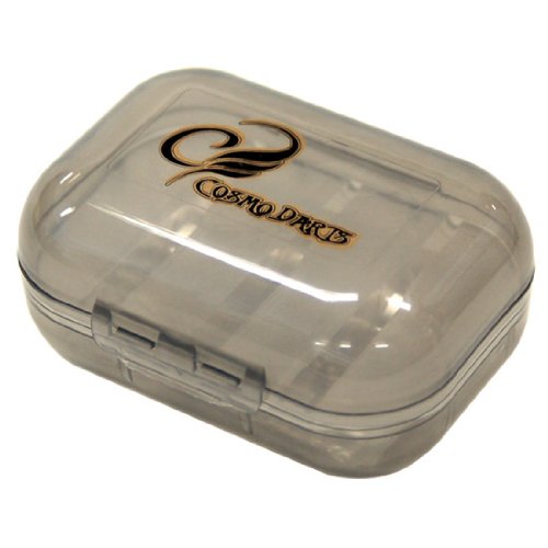 Preisvergleich Produktbild COSMO Darts Zubehor Flight Case SHELL logo Klar Schwarz Kleine