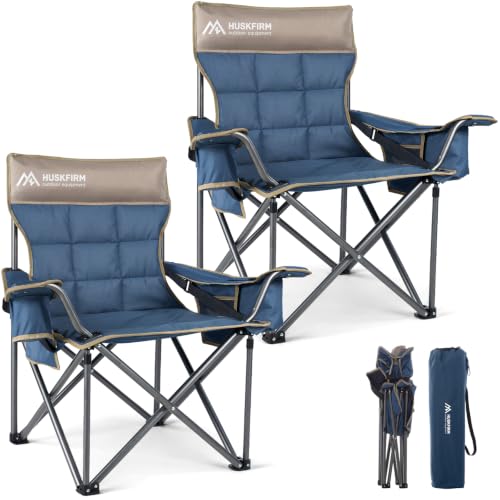 Camping-Chairs-2-Pack-Extra-Wide-Oversized-Camp-Chairs-for-Adults Camping Chairs 2 Pack Extra Wide Oversized Camp Chairs for Adults - Image 1
