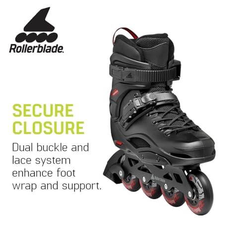 ROLLERBLADE Rb 80, Color: Black/Red, Size: 13 (07400500741-13) by Rollerblade - Image 3