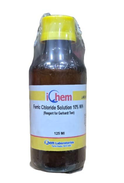 ICHEM Ferric Chloride Solution 10% W/V 125ml (Lab use only) (B0D4J6TG7N) Amazon Price History, Amazon Price Tracker