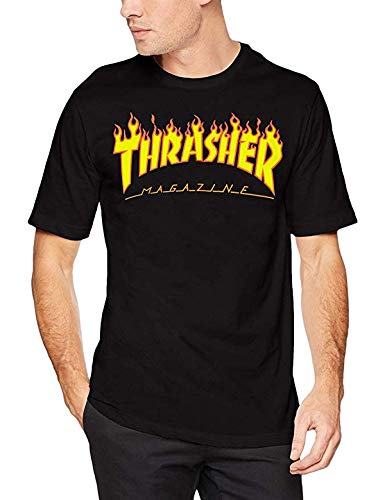 Thrasher Homme Trutsh05749 T shirt, Nero...