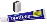 Langlauf Schuhbedarf Textilkleber Textil - fix Tube a. 50 ml + jetzt neu mit Auftragsschwamm