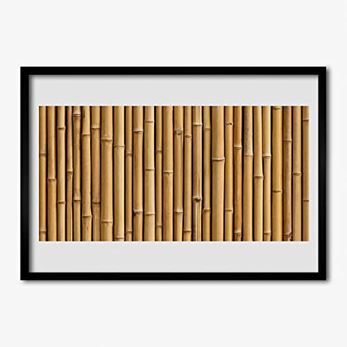 Affiche sauvage bambou cadre MDF pour une ambiance zen dans votre chambre