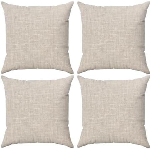 Almofadas Linho Cru 45x45cm com Zíper e Enchimento (4)