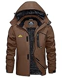 skijacke braun Extras: Ärmelbündchen mit Klettflächen, Gummizug am Saum zum guten Sitz und zur besseren Regulierung