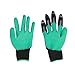 Produktbild 08.04 Handkralle ABS Plastik Garten Gummihandschuh Gärten Graben Pflanz Haltbaren Wasserdichten Arbeitshandschuh Outdoor-Gadgets (Color : 4 Hand Claw)