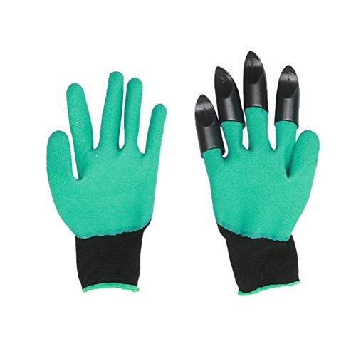 Preisvergleich Produktbild 08.04 Handkralle ABS Plastik Garten Gummihandschuh Gärten Graben Pflanz Haltbaren Wasserdichten Arbeitshandschuh Outdoor-Gadgets (Color : 4 Hand Claw)