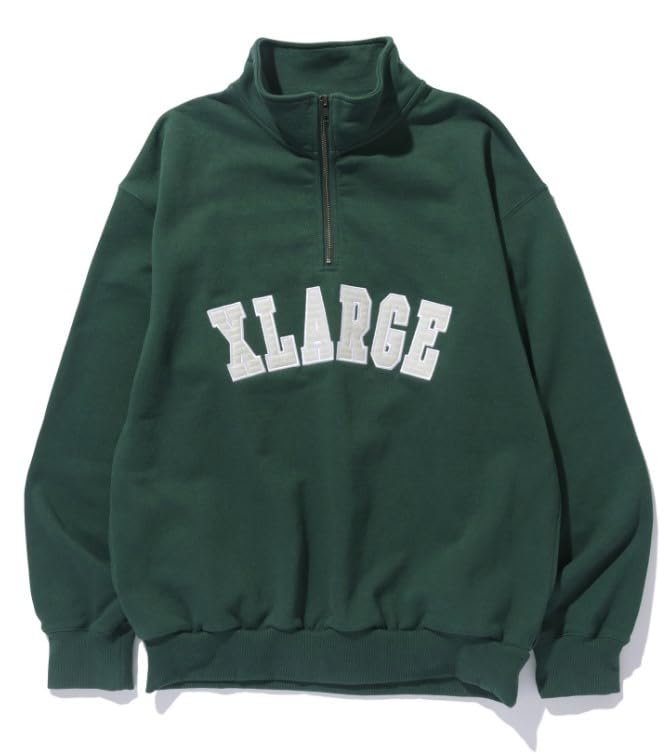 XLARGE トレーナーARCH LOGO HALF ZIP SWEATSHIRTメンズ