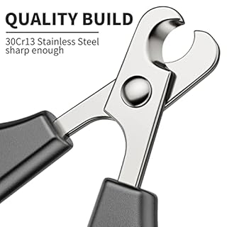 tagliaunghie gatto Professionale in Acciaio Inossidabile - Tronchesina Sicura, Confortevole e Resistente per la Cura delle Unghie di Gatti, Gattini, Conigli e Animali di Piccola Taglia