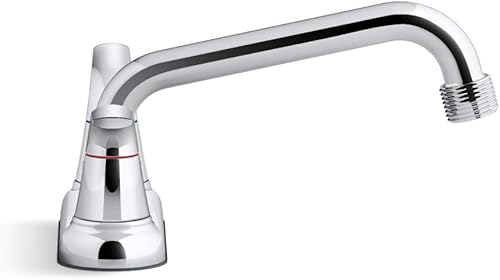Miniatura 10 de Kohler 30614-CP Jolt - Grifo de cocina con boquilla oscilante con rociador lateral, cromo pulido