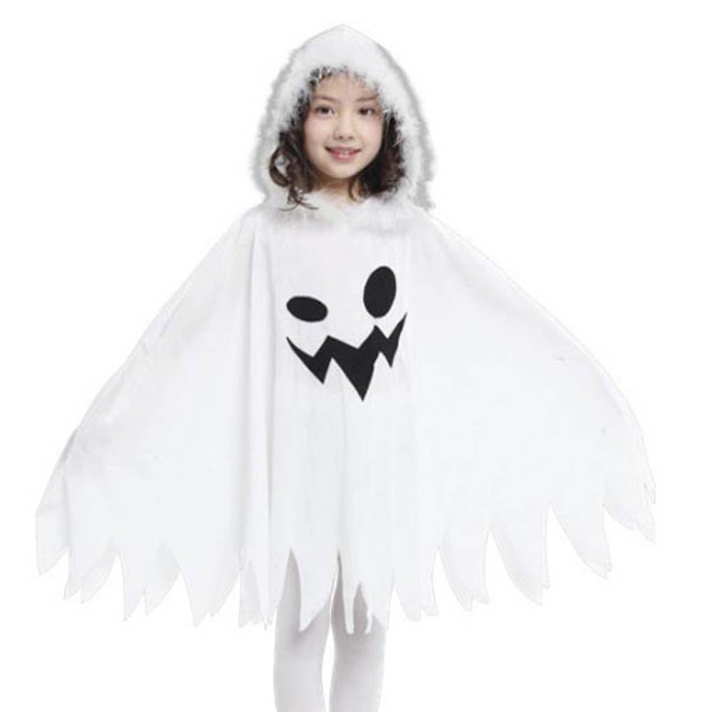 Amazon.co.jp: ハロウィン 仮装 衣装 キッズ おばけポンチョ  