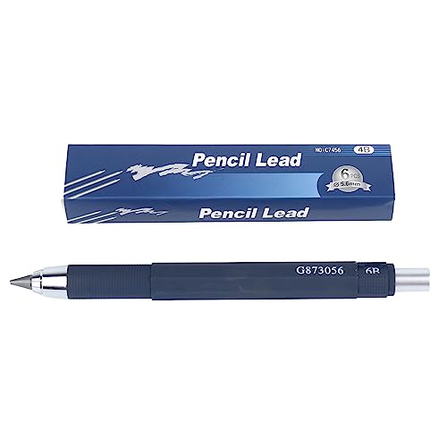 Juego de Portaminas de 5,6 Mm Lápices Recambio de Lápiz Pluma de Pintura Automática para Soporte 4B 6 Recambio de Lápiz Lápiz de Color Lápiz de Color Lápiz de Pintura Pluma de