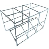 Oxygen Cylinder Rack - Holds 6 D, E, or M9 Medical Oxygen Tanks, Oxygen Storage Rack, Oxygen Tank Holder with Durable Powder-Coated Finish - No Assembly Required, Ideal for Medical Supplies & Homecare
