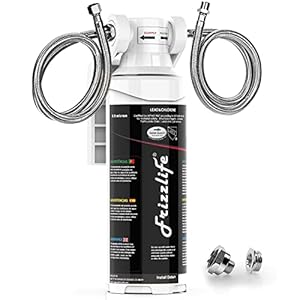 Frizzlife Under Sink Water Filter System-High Capacity Direct Connect Under Counter Drinking Water Filtration System-0.5…