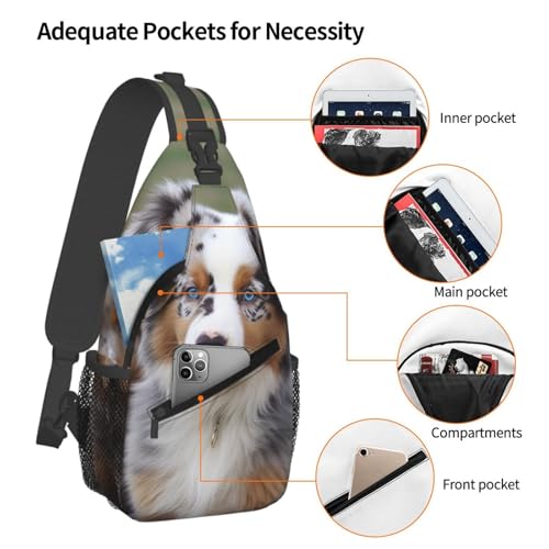 Mochila tipo sling deportiva negra ligera para trekking miniatura 4