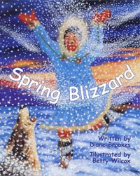 Paperback Spring Blizzard [Large Print] Book