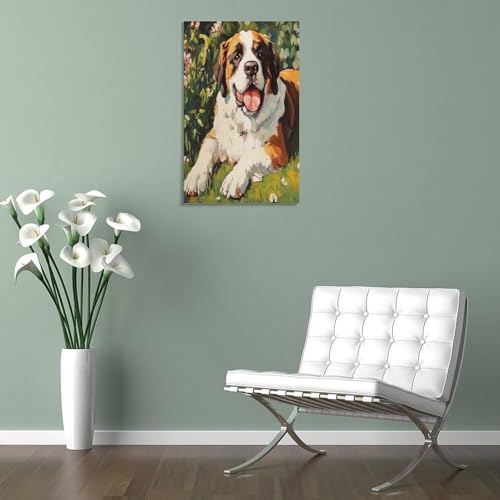 Impression sur toile beagle de qualite superieure decoration 30x45cm - 5