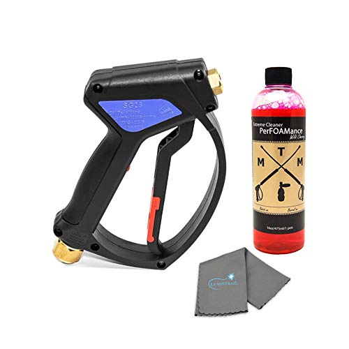 MTM Hydro SG28 Spray Gun Pressure Washer Bundle with MTM Foam Soap and Cloth