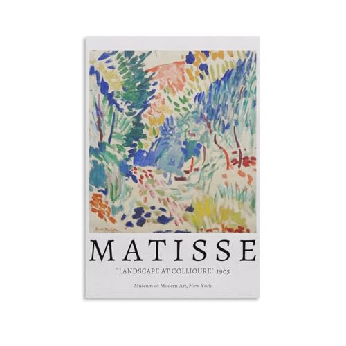 Henri Matisse アンリ・マティス,コリオウレの風景 ホーム装飾 アートパネル プリント キャンバス 壁アート 現代壁掛け 絵画 版画 芸術作品 インテリア20x30inch(50x75cm)