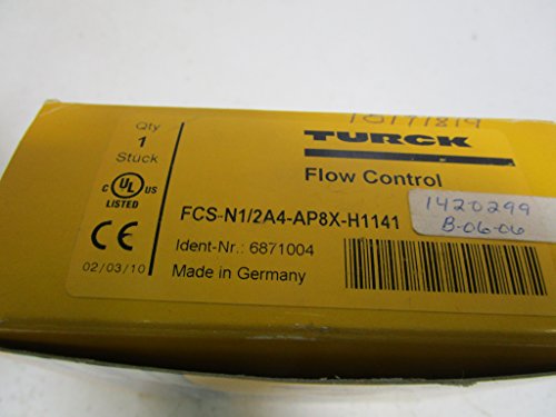 Turck Fcs-N1/2A4-Ap8x-H1141, Flow Monitoring Immersion Sensor, 6871004 Fcs-N1/2A4-Ap8x-H1141