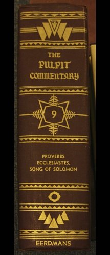 Proverbs, Ecclesiastes, Song of Solomon (The Pu... B001ORPOTU Book Cover