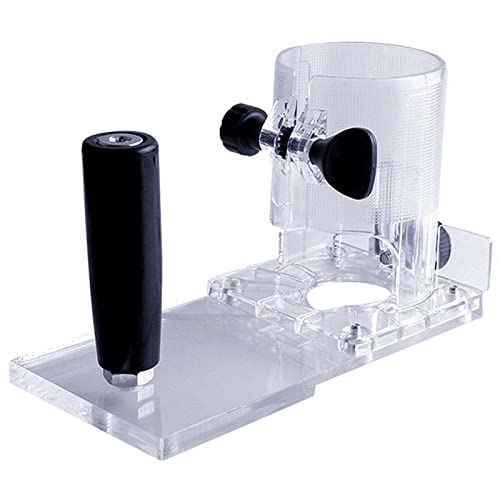 YQVEOT Fresadora de Madera Rebajadora Eléctrica, Trimmer Base Balance Board Carpintería Edge Cutter for máquina Recortadora eléctrica Herramientas eléctricas Accesorios