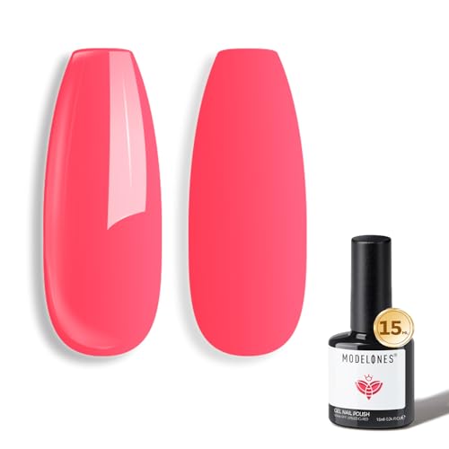modelones Pink Gel Polish Raspberry Pink Valentine Gel Nail Polish