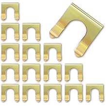 15 Pieces Brake Line Clips Metal Brake Line Retainer U Shaped, Brake Hose Bracket, Parking Brake Cable Clip Replacement Hose Retaining Clip Brake Hose Lock, Cars Trucks Vehicles Parts.