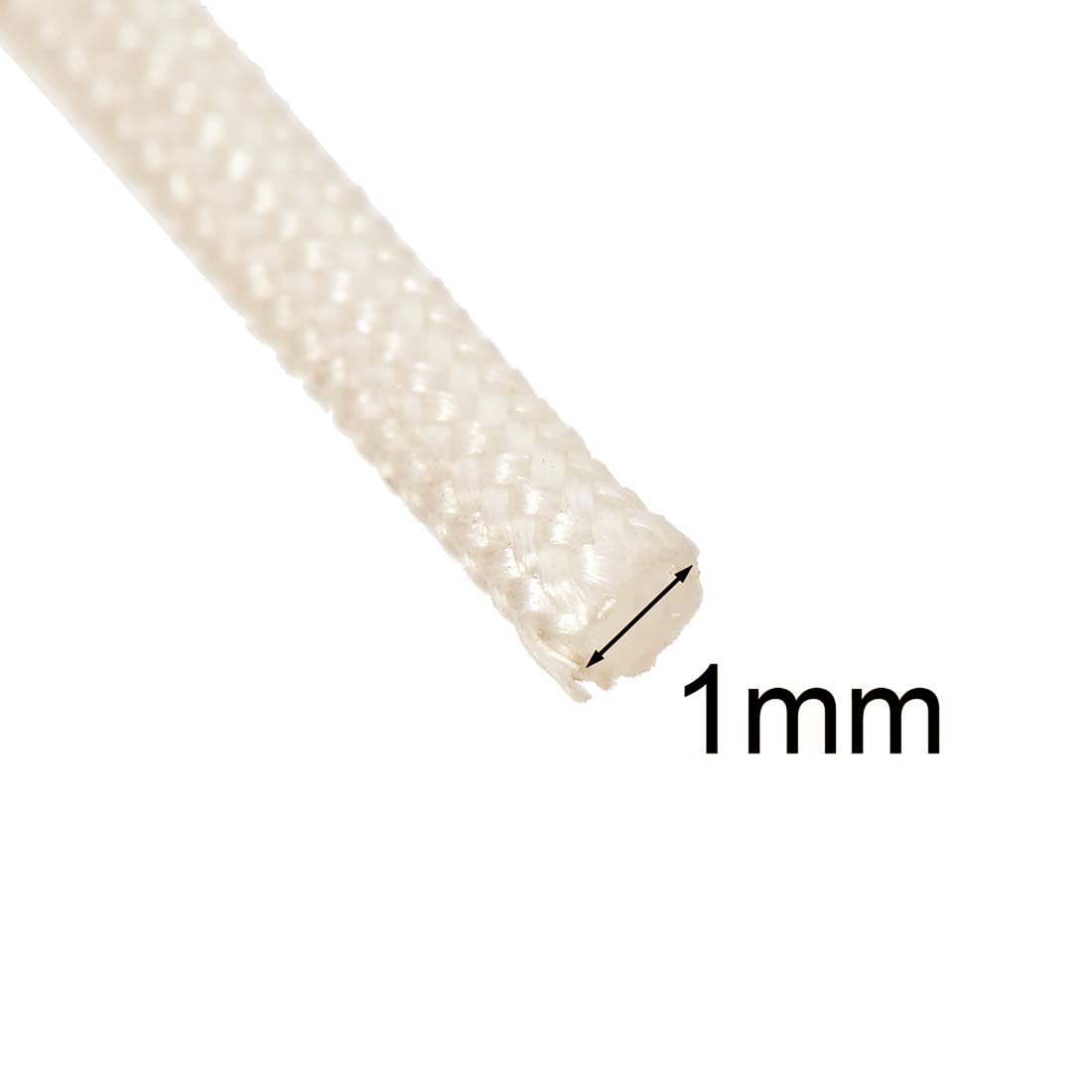 Gaine Isolation Thermique Fibre De Verre Silicone - 5 M, Diamètre Intérieur 5 Mm - Résiste -60°C à +200°C - Pour Câbles, Moteurs, Conduites