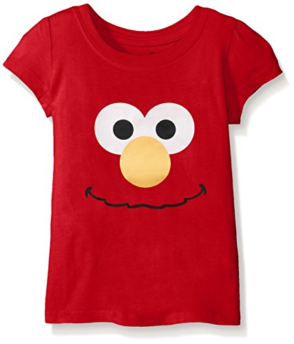 Image of Sesame Street Girls' Toddler Girls' Best Friends Short-Sleeved Puff T-Shirt