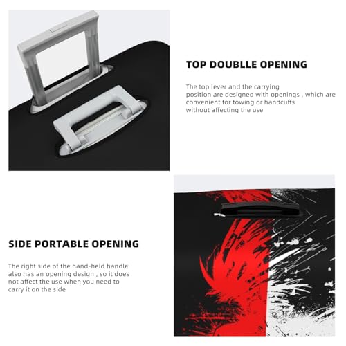 Travel Luggage Cover Indonesia Indonesia Flag Fashion Washable Baggage Suitcase Protector Fit For Luggage Small4